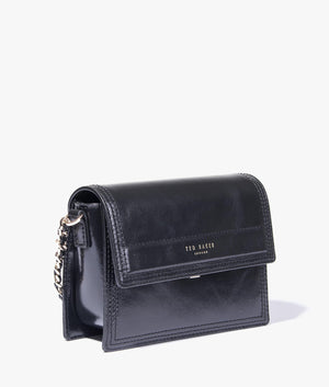 Libbe metallic crossbody in black