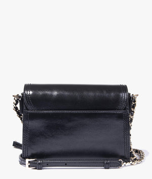 Libbe metallic crossbody in black