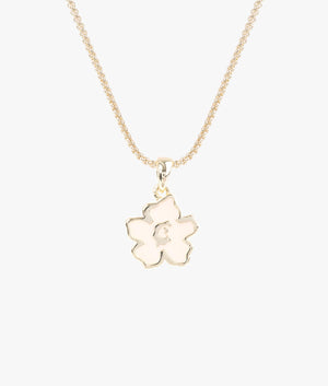 Lilea magnolia lillifora enamel pendant in pale pink
