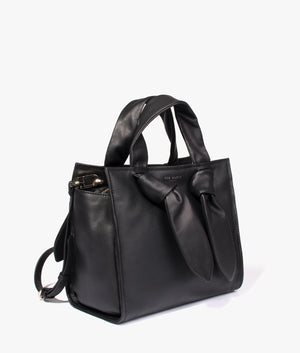 Nyahli soft know bow tote in black