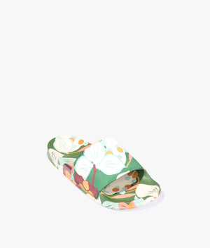 Paulah sunburnt floral slider in emerald