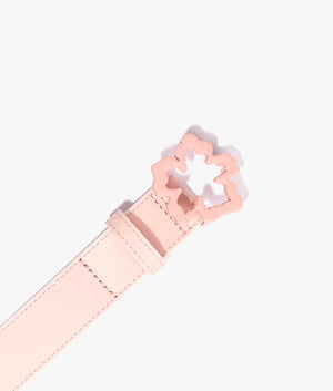 Reera powder coated slim belt in dusky pink