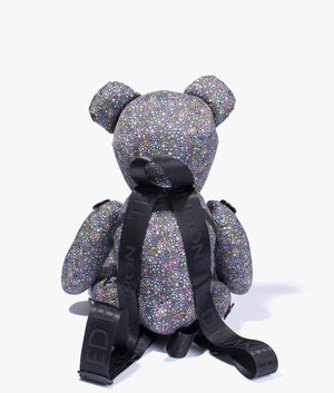 Romie retro flood micro floral teddy bear back pack