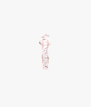 Seenita nano hoop earrings in rose gold