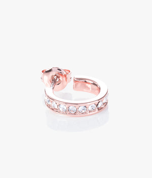 Seenita nano hoop earrings in rose gold