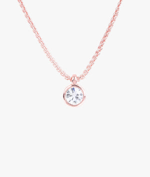 Sininaa crystal pendant in rose gold