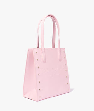 Ted Baker Stocon heart stud tote bag in pink