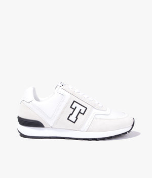 Telvi retro runner trainer in white