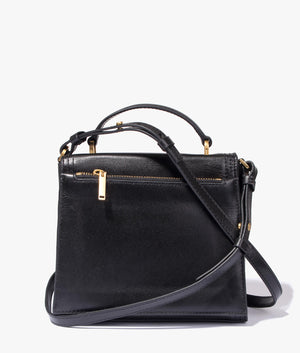 Tikina bold statement top handle bag in black