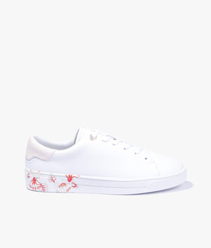 Urbana retro flood nocturnal trainer in white