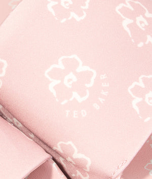 Kristin magnolia flower slider in dusky pink
