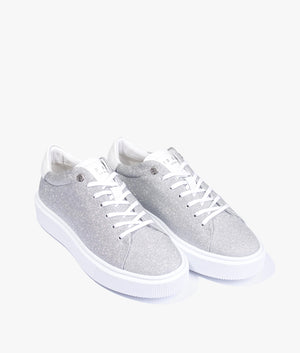 Ted baker silver sparkle trainers cheap