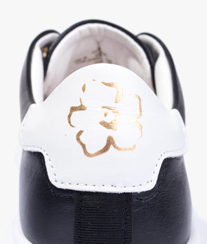 Lornea magnolia flower platform trainer in black