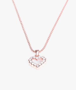 Pearli pearly heart pendant in rose gold