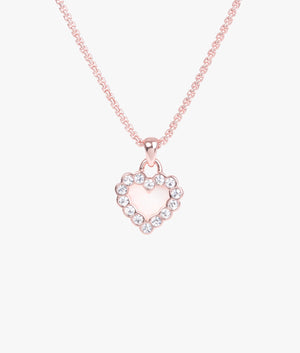 Pearli pearly heart pendant in rose gold