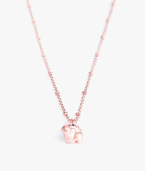 Tennah teddy bear pendant in brushed rose gold