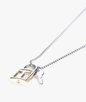 Tedla tedlock pendant in gold & silver by Ted Baker. EQVVS WOMEN