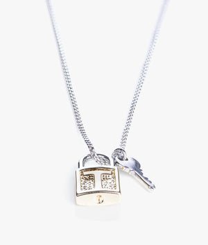 Tedla tedlock pendant in gold & silver by Ted Baker. EQVVS WOMEN