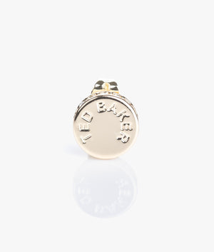 Seesay sparkle dot logo studs in gold