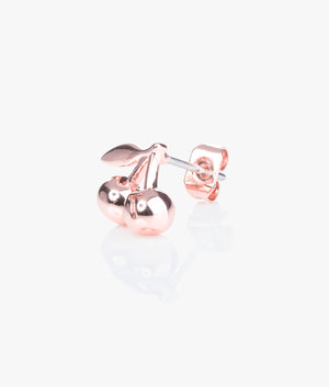 Charlay cherry stud earrings in rose gold