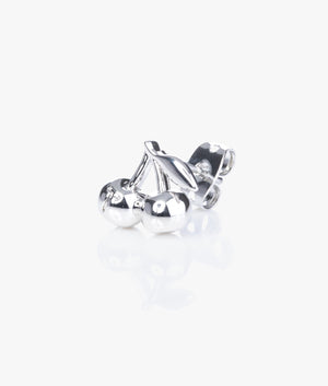 Charlay cherry stud earrings in silver