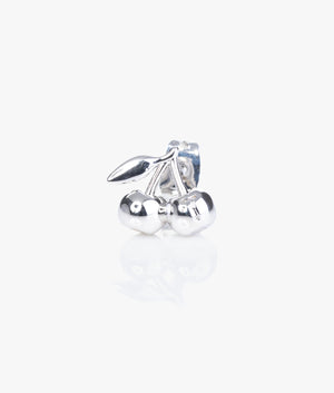 Charlay cherry stud earrings in silver