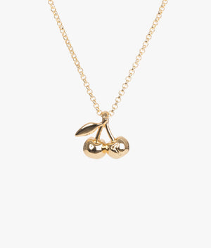 Cherra cherry pendant in gold