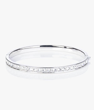 Ted Baker Jewellery Clemara crystal bangle in silver EQVVS Womens
