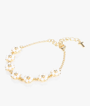 Darsaa daisy pearl bracelet