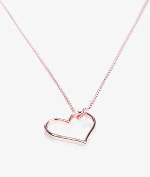 Hunta chain of hearts pendant in rose gold