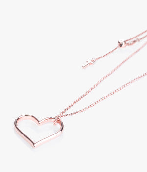 Hunta chain of hearts pendant in rose gold