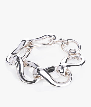 Iailsa infinity chain bracelet in silver