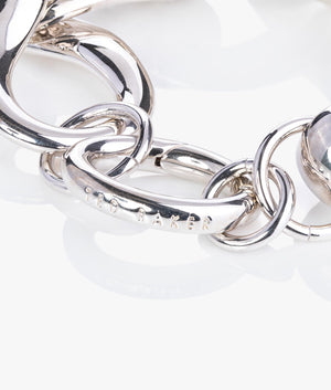 Iailsa infinity chain bracelet in silver