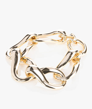 Iailsa infinity chain bracelet in pale gold
