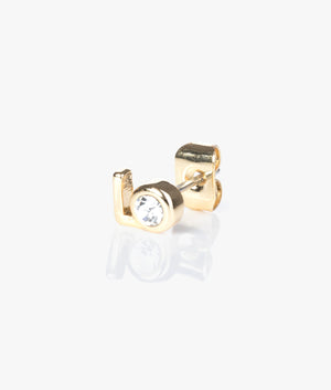 Liinah LO-VE stud earrings in gold