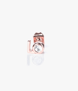 Liinah LO-VE stud earrings in rose gold