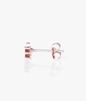 Liinah LO-VE stud earrings in rose gold