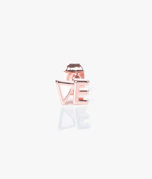 Liinah LO-VE stud earrings in rose gold