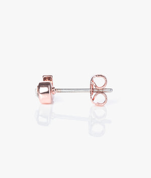 Liinah LO-VE stud earrings in rose gold