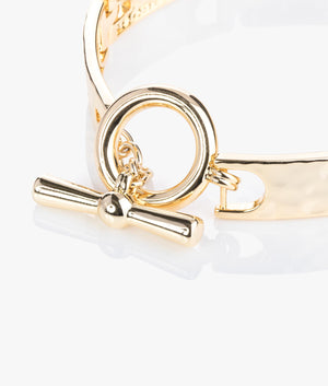 Zarsar zipped bracelet in gold