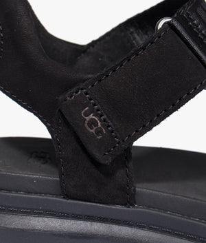Ashton ankle strap sandal in black