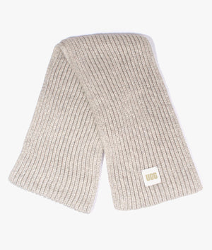 Chunky rib knit set in light grey