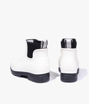 Droplet boot in white