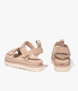 Goldenstar sandal in driftwood