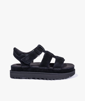 Goldenstar strap sandal in black
