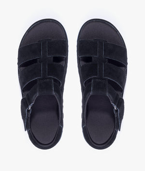Goldenstar strap sandal in black