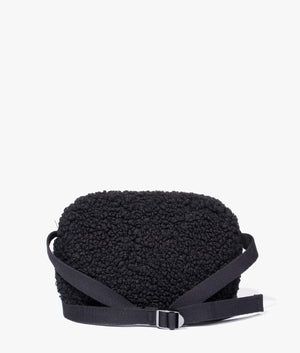 Janey sherpa crossbody in black