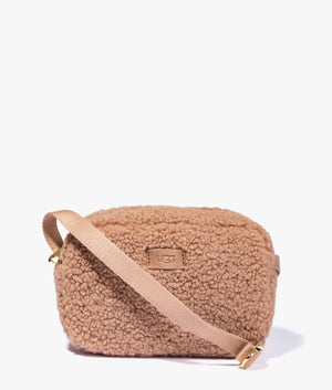 Janey sherpa crossbody in macchiato