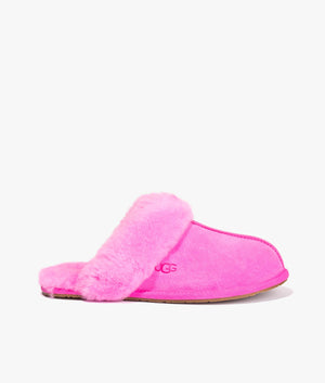 Scuffette slippers in carnation