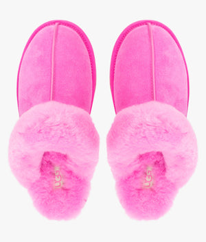 Scuffette slippers in carnation